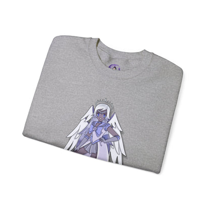 Space Warrior Emily Heavy Blend™ Crewneck Sweatshirt