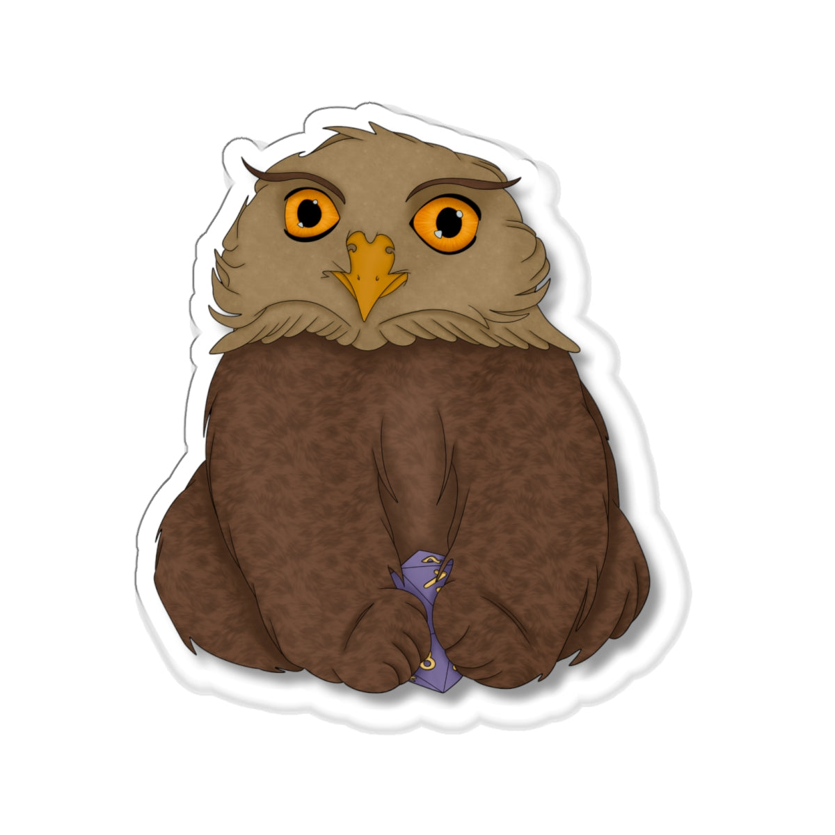 Owlbear Cub Kiss-Cut Stickers