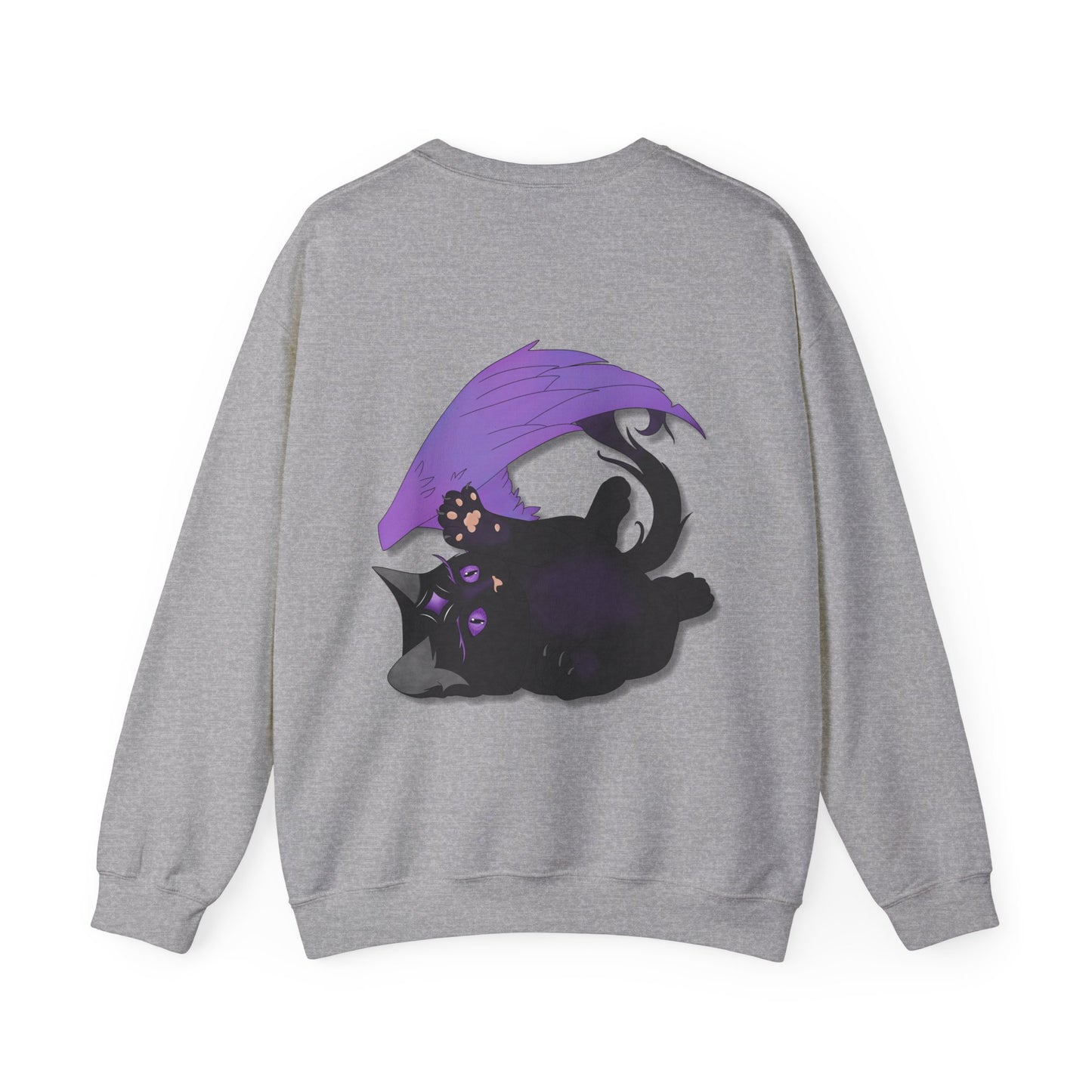 Winged Kitten Unisex Heavy Blend™ Crewneck Sweatshirt