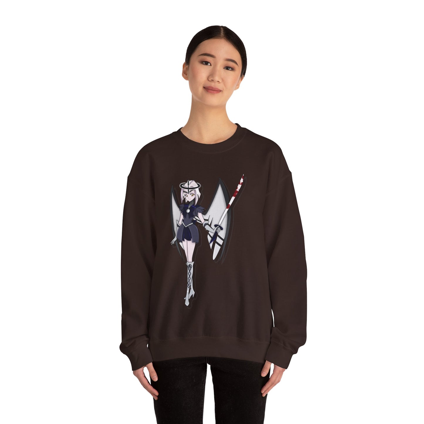 Space Warrior Lute Heavy Blend™ Crewneck Sweatshirt