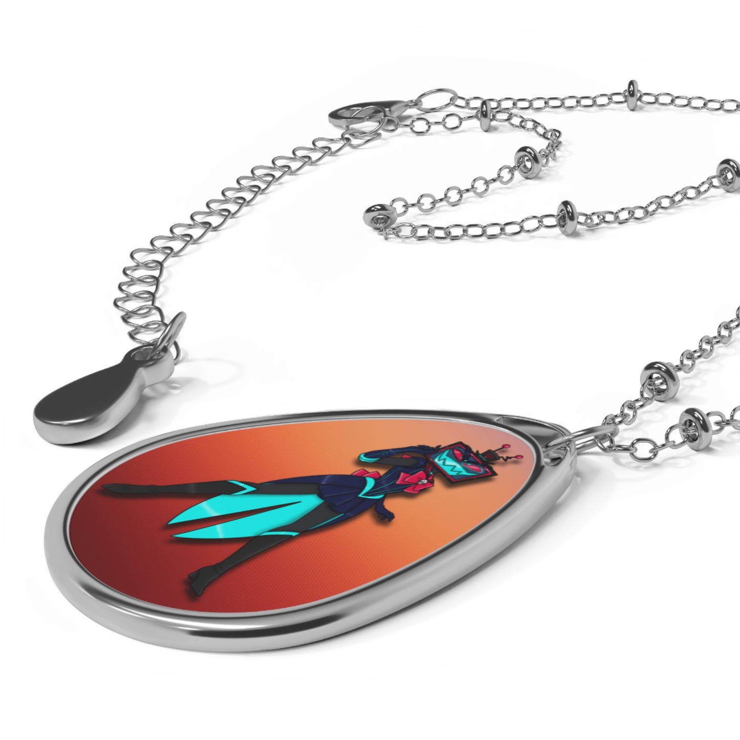 Space Warrior Vox Oval Necklace