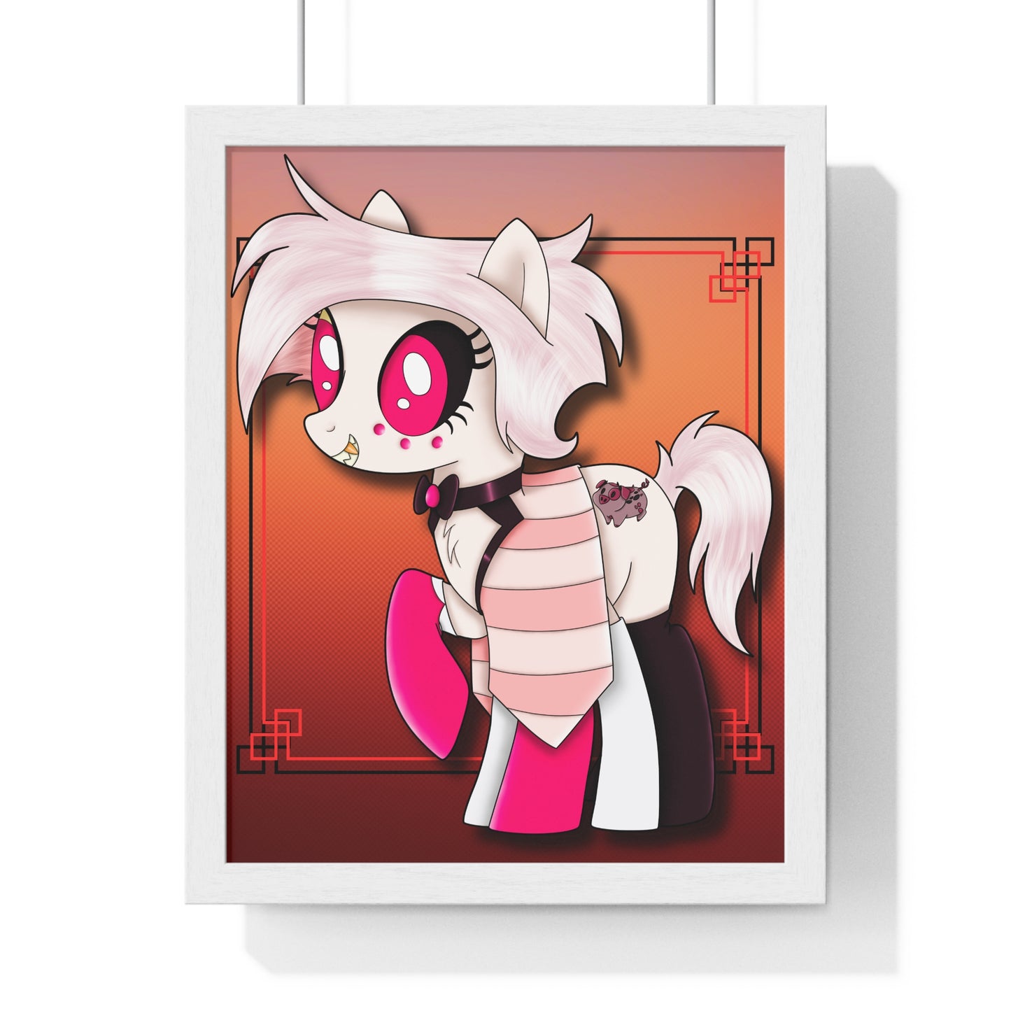 Pony Angel Dust Vertical Framed Poster