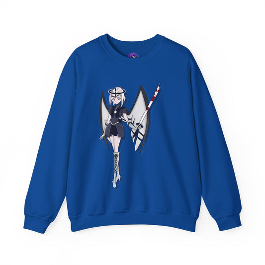 Space Warrior Lute Heavy Blend™ Crewneck Sweatshirt