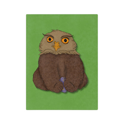 Owlbear Cub Velveteen Microfiber Blanket