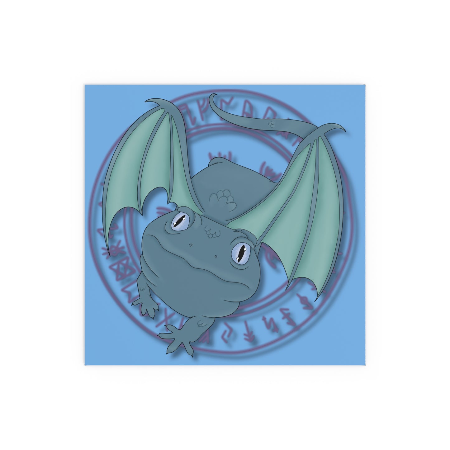 Baby Dragon Indoor and Outdoor Silk Posters