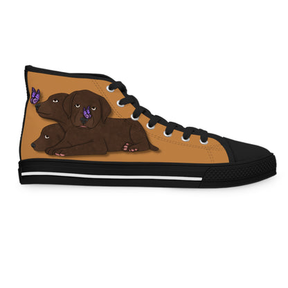 Cerberus Puppy Women's High Top Sneakers