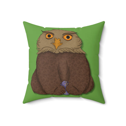 Owlbear Cub Spun Polyester Square Pillow