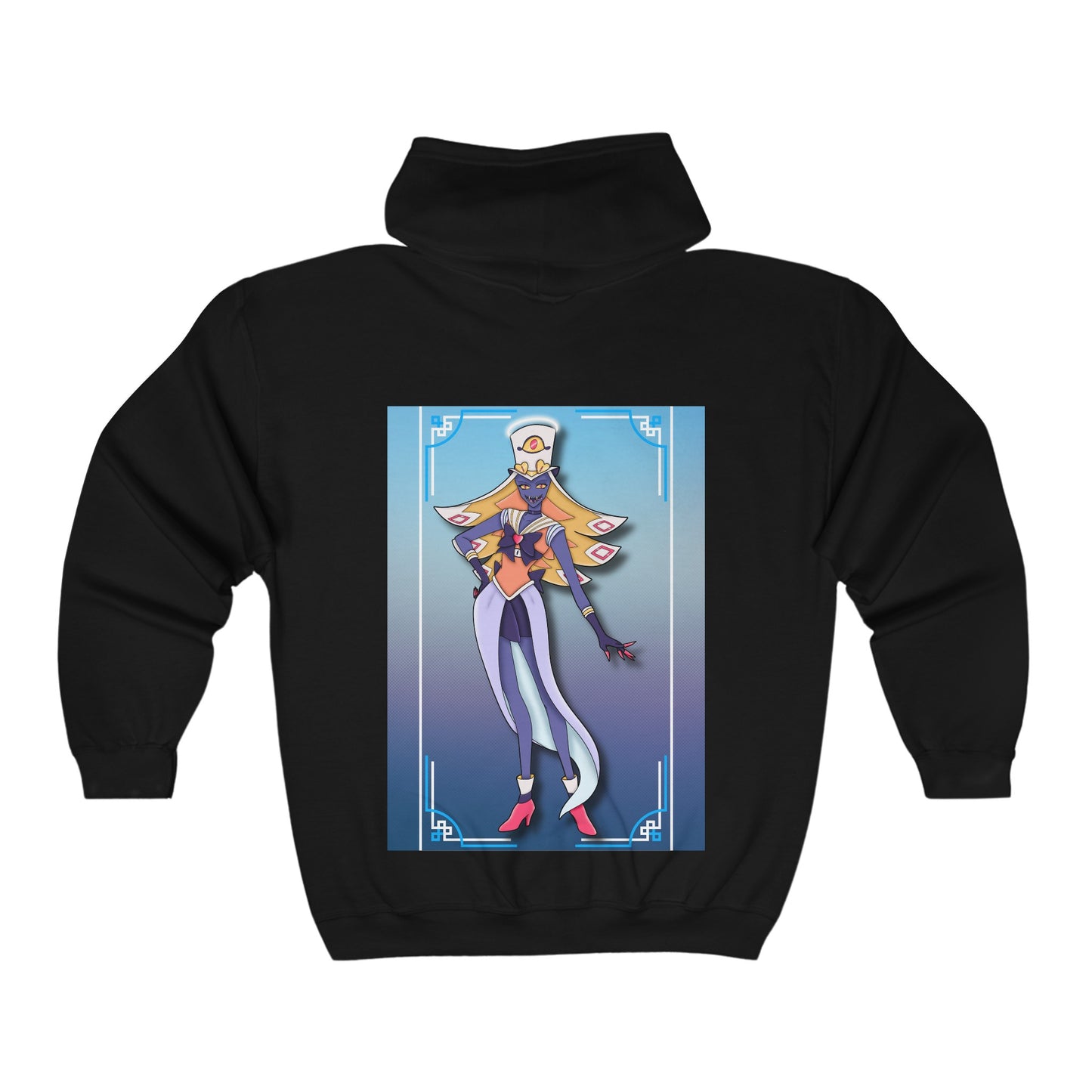 Space Warrior Sir Pentious Unisex Heavy Blend™ Full Zip Hooded Sweatshirt