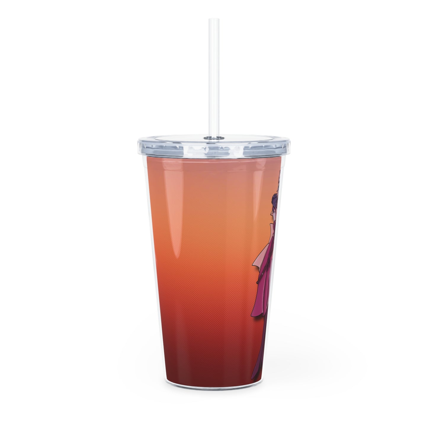 Space Warrior Susan Plastic Tumbler with Straw