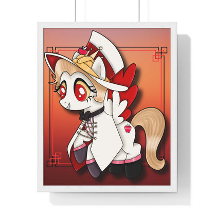 Pony Lucifer Vertical Framed Poster