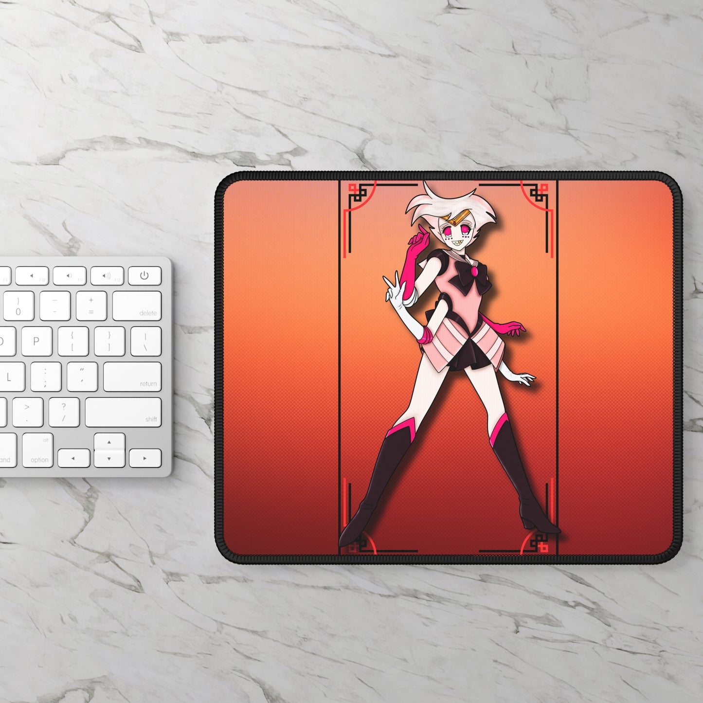 Space Warrior Angel Dust Gaming Mouse Pad