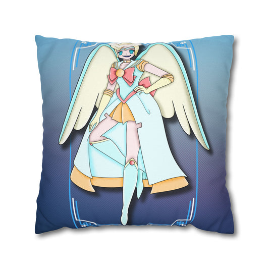 Space Warrior Saint Peter Spun Polyester Square Pillowcase