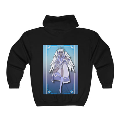 Space Warrior Emily Unisex Heavy Blend™ Full Zip Hooded Sweatshirt