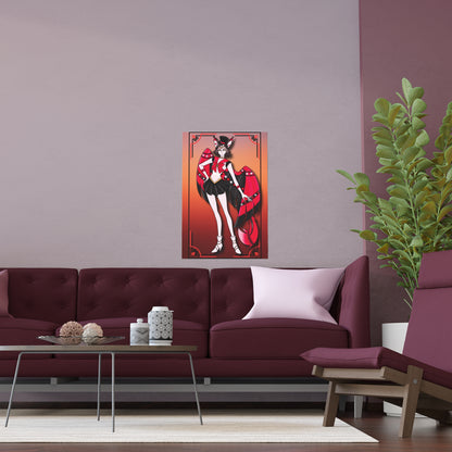 Space Warrior Husk Indoor and Outdoor Silk Posters