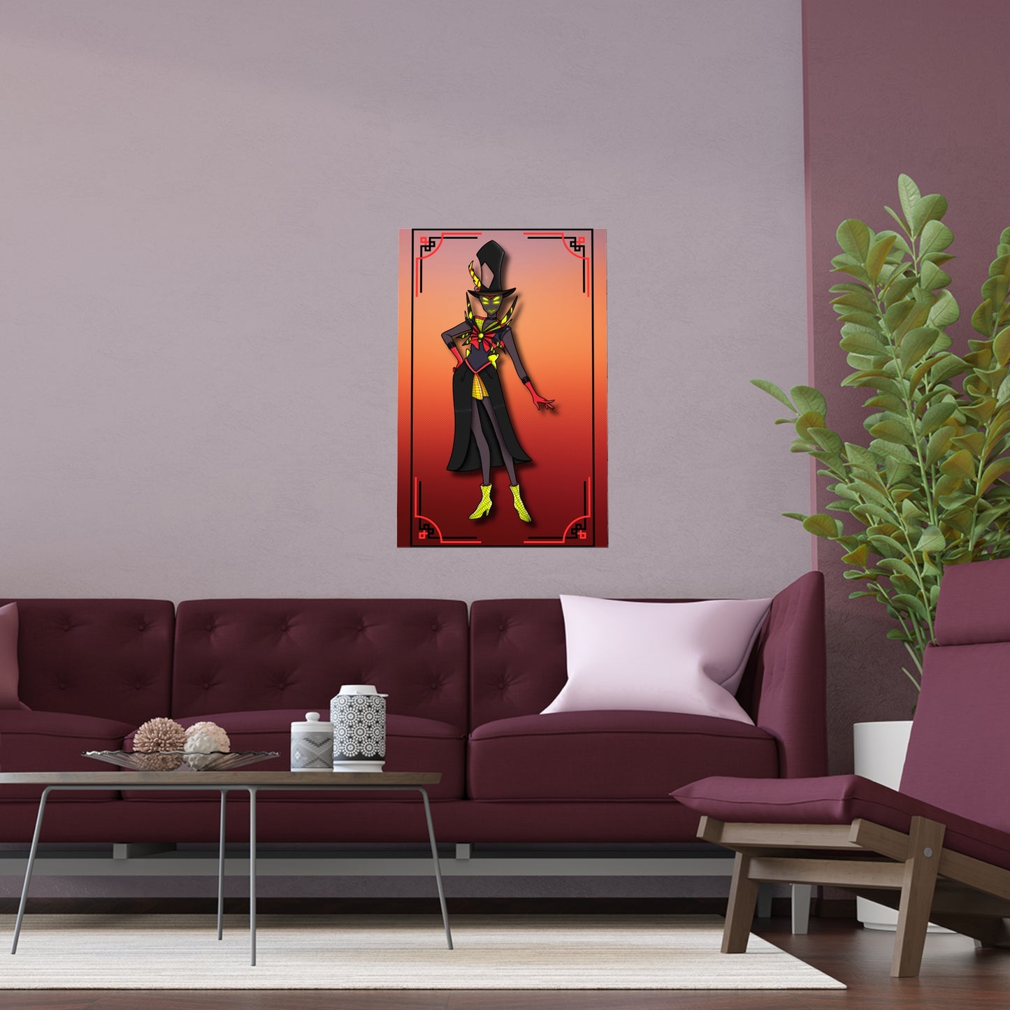 Space Warrior Zestial Indoor and Outdoor Silk Posters