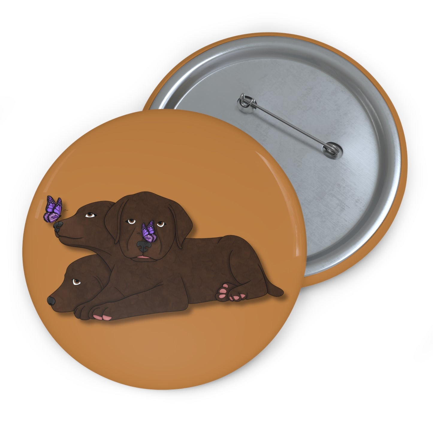 Cerberus Puppy Pin Buttons