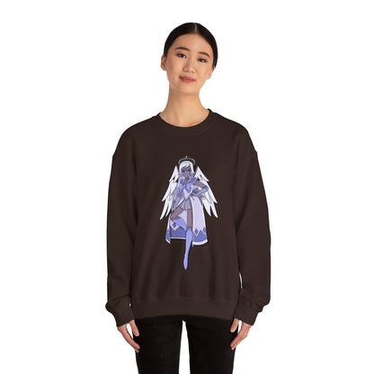 Space Warrior Emily Heavy Blend™ Crewneck Sweatshirt