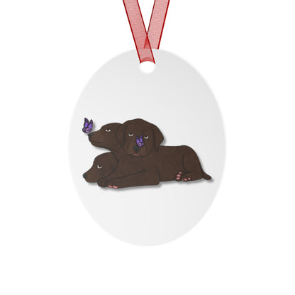 Cerberus Puppy Metal Ornaments