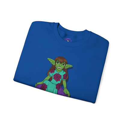 Goblin on a d20 Unisex Heavy Blend™ Crewneck Sweatshirt