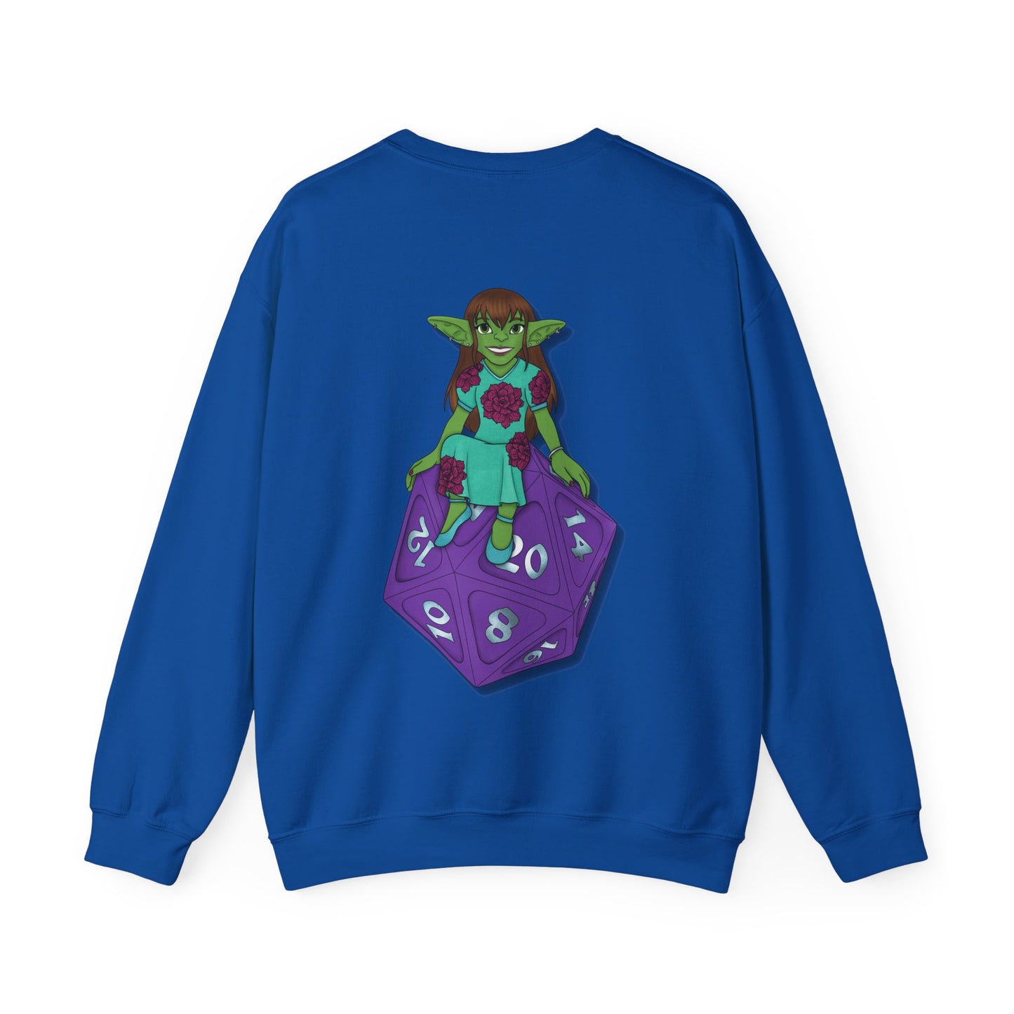 Goblin on a d20 Unisex Heavy Blend™ Crewneck Sweatshirt