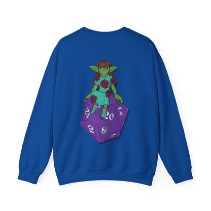 Goblin on a d20 Unisex Heavy Blend™ Crewneck Sweatshirt