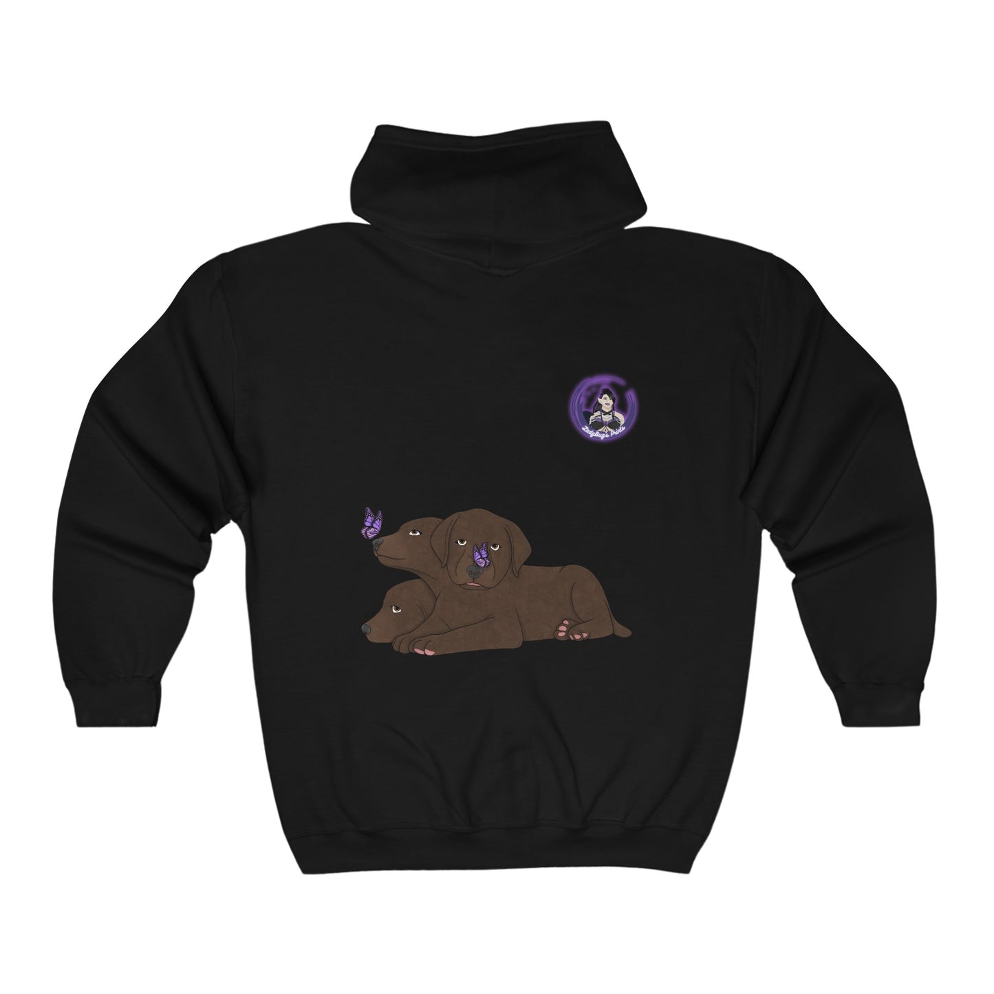 Cerberus Puppy Unisex Heavy Blend™ Full Zip Hooded Sweatshirt