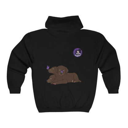 Cerberus Puppy Unisex Heavy Blend™ Full Zip Hooded Sweatshirt