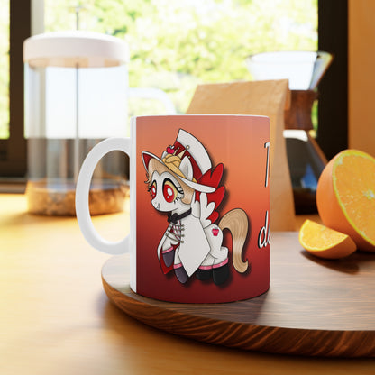 Pony Lucifer White Ceramic Mug