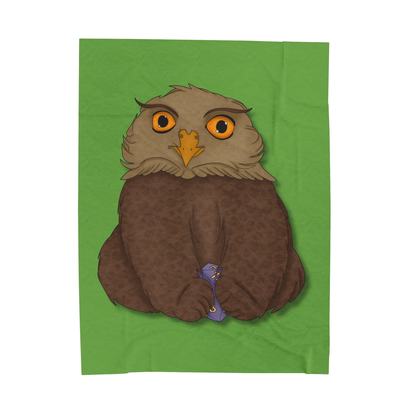 Owlbear Cub Velveteen Plush Blanket