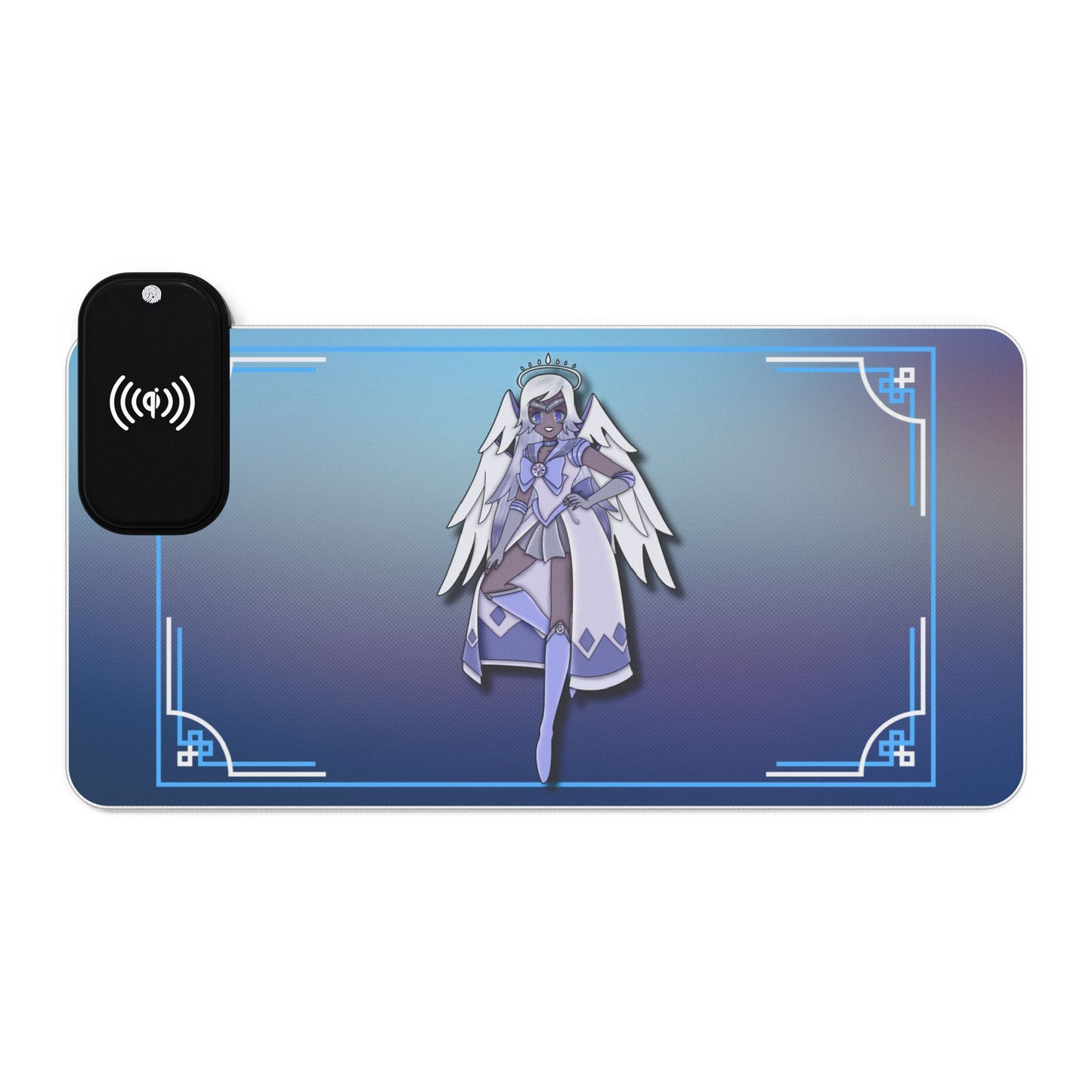 Space Warrior Emily LED Gaming Mouse Pad