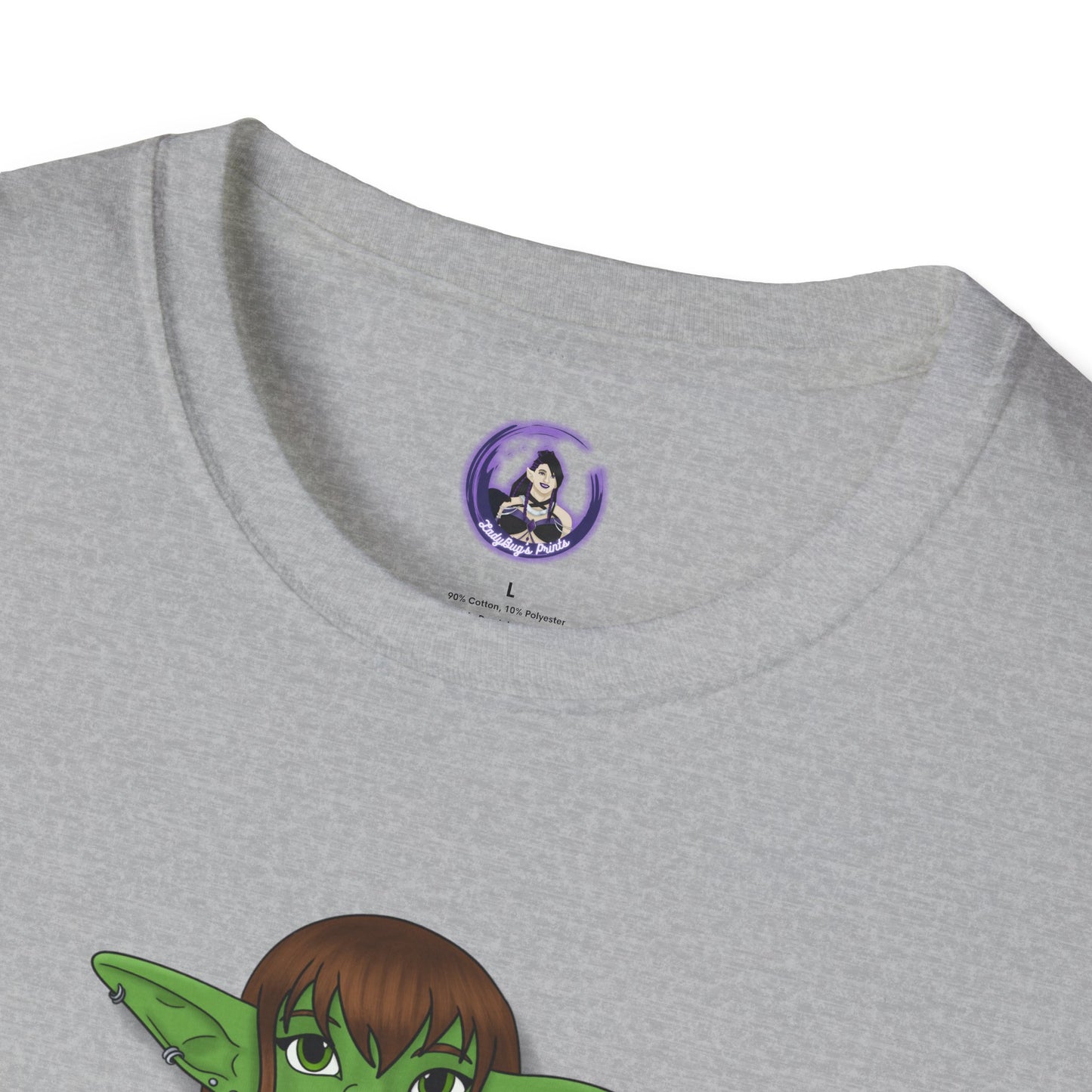 Goblin on a d20 Unisex Softstyle T-Shirt