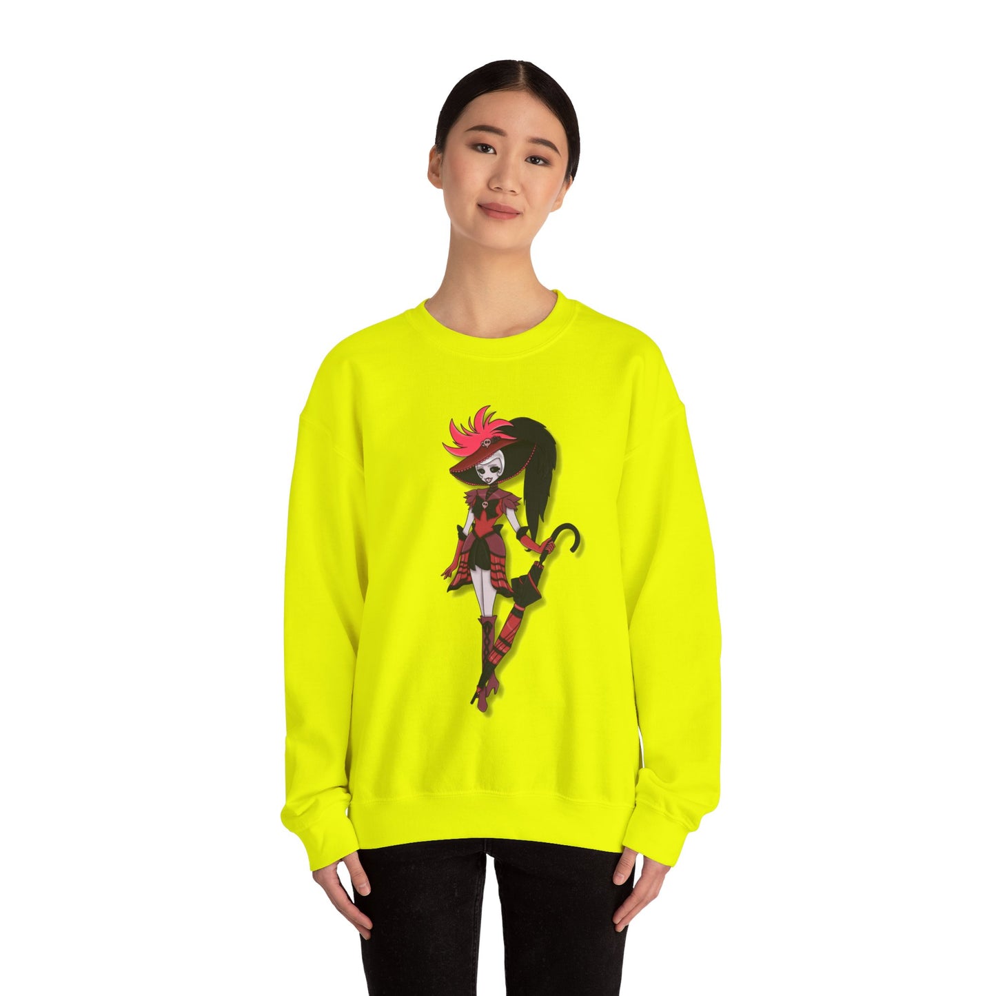 Space Warrior Rosie Heavy Blend™ Crewneck Sweatshirt