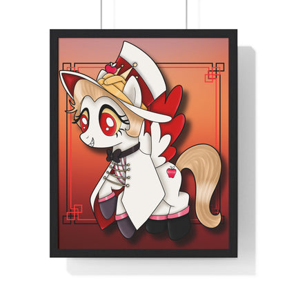 Pony Lucifer Vertical Framed Poster