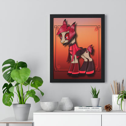 Pony Alastor Vertical Framed Poster