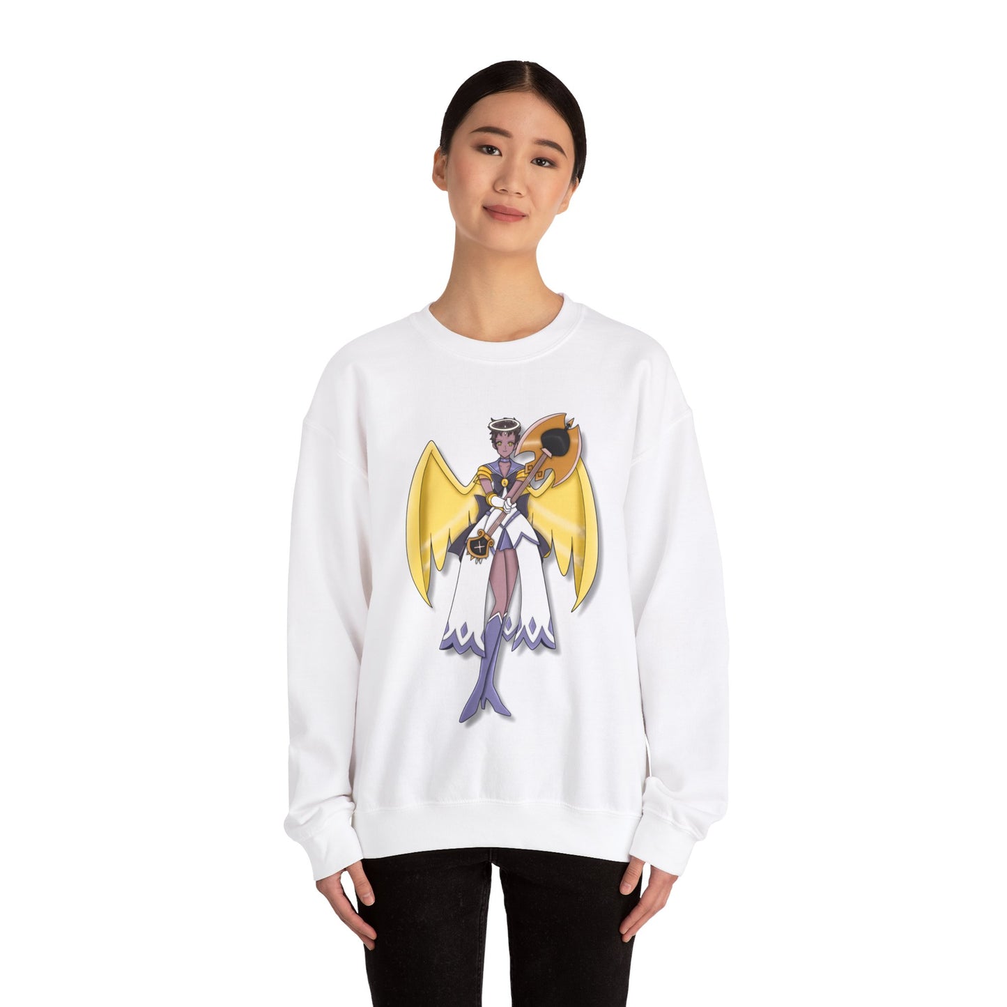 Space Warrior Adam Heavy Blend™ Crewneck Sweatshirt