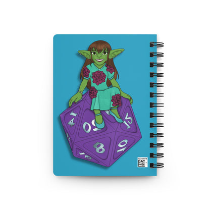 Goblin on a d20 Spiral Bound Journal