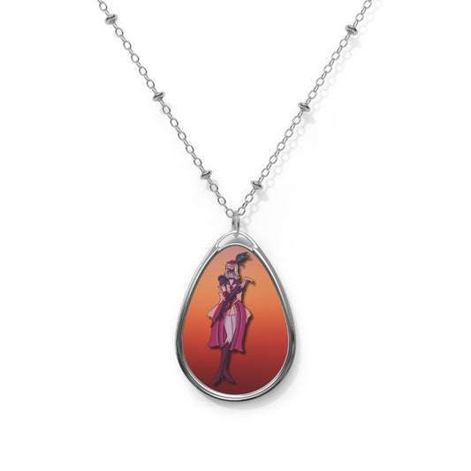 Space Warrior Susan Oval Necklace