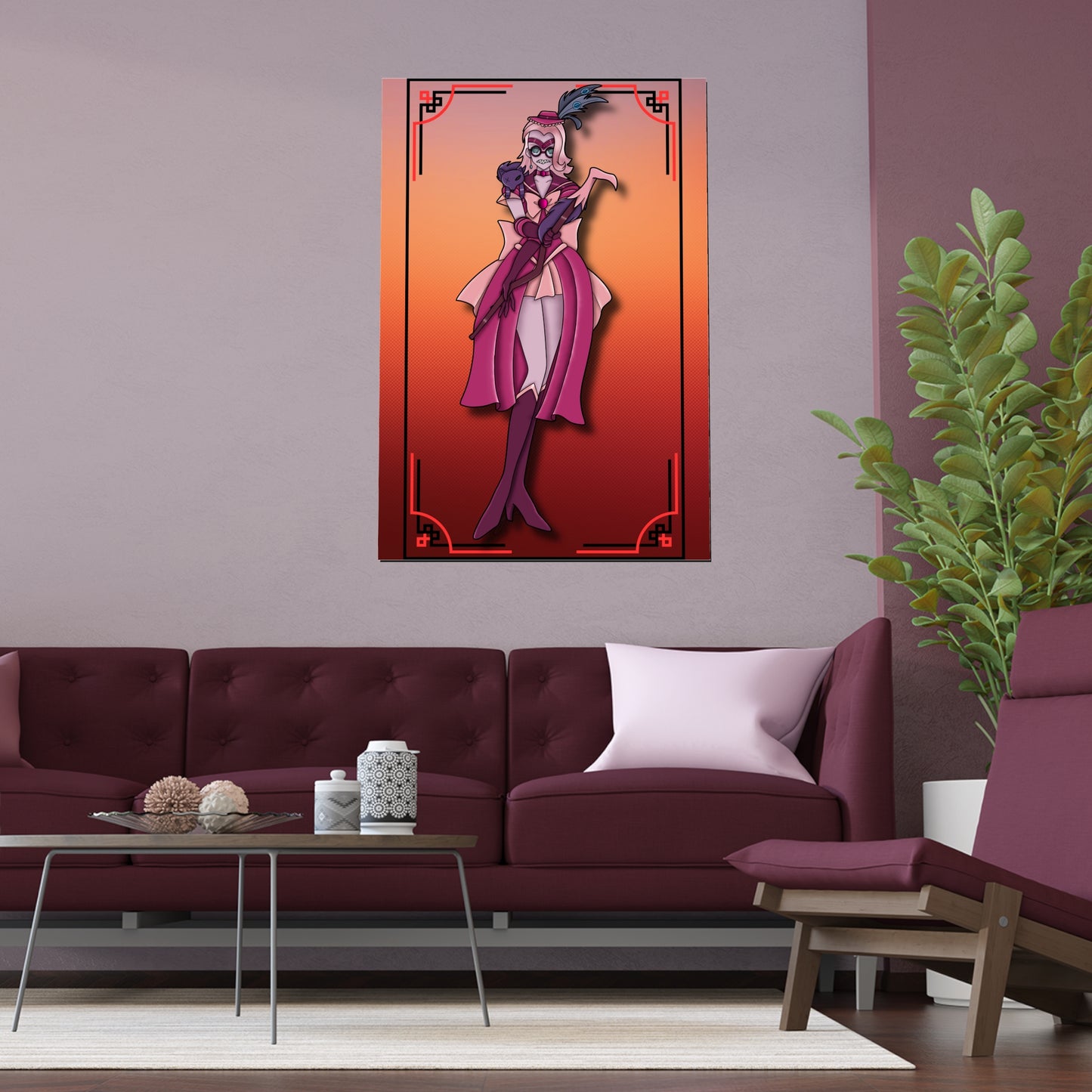 Space Warrior Susan Indoor and Outdoor Silk Posters