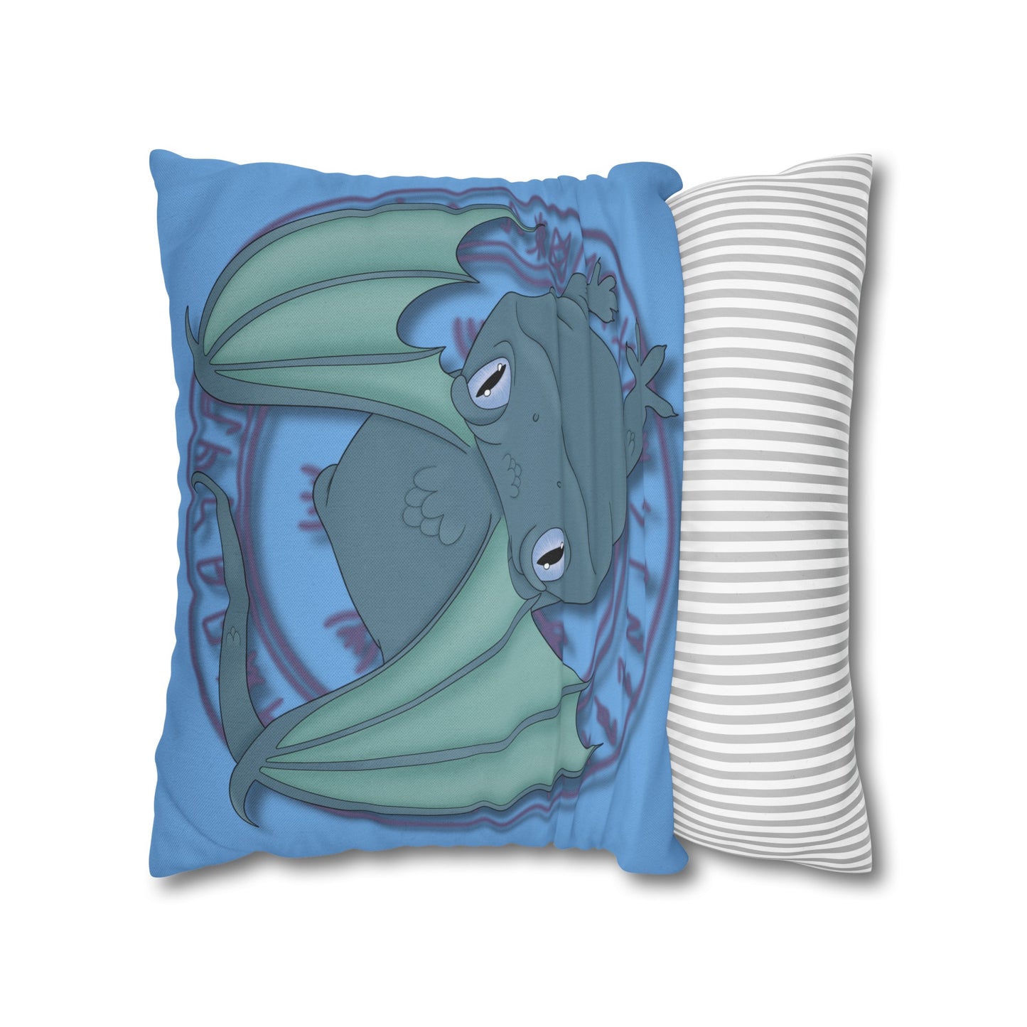 Baby Dragon Spun Polyester Square Pillowcase