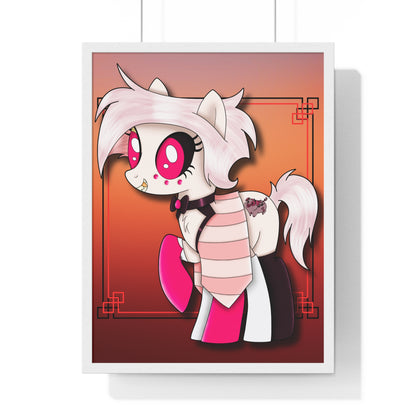 Pony Angel Dust Vertical Framed Poster