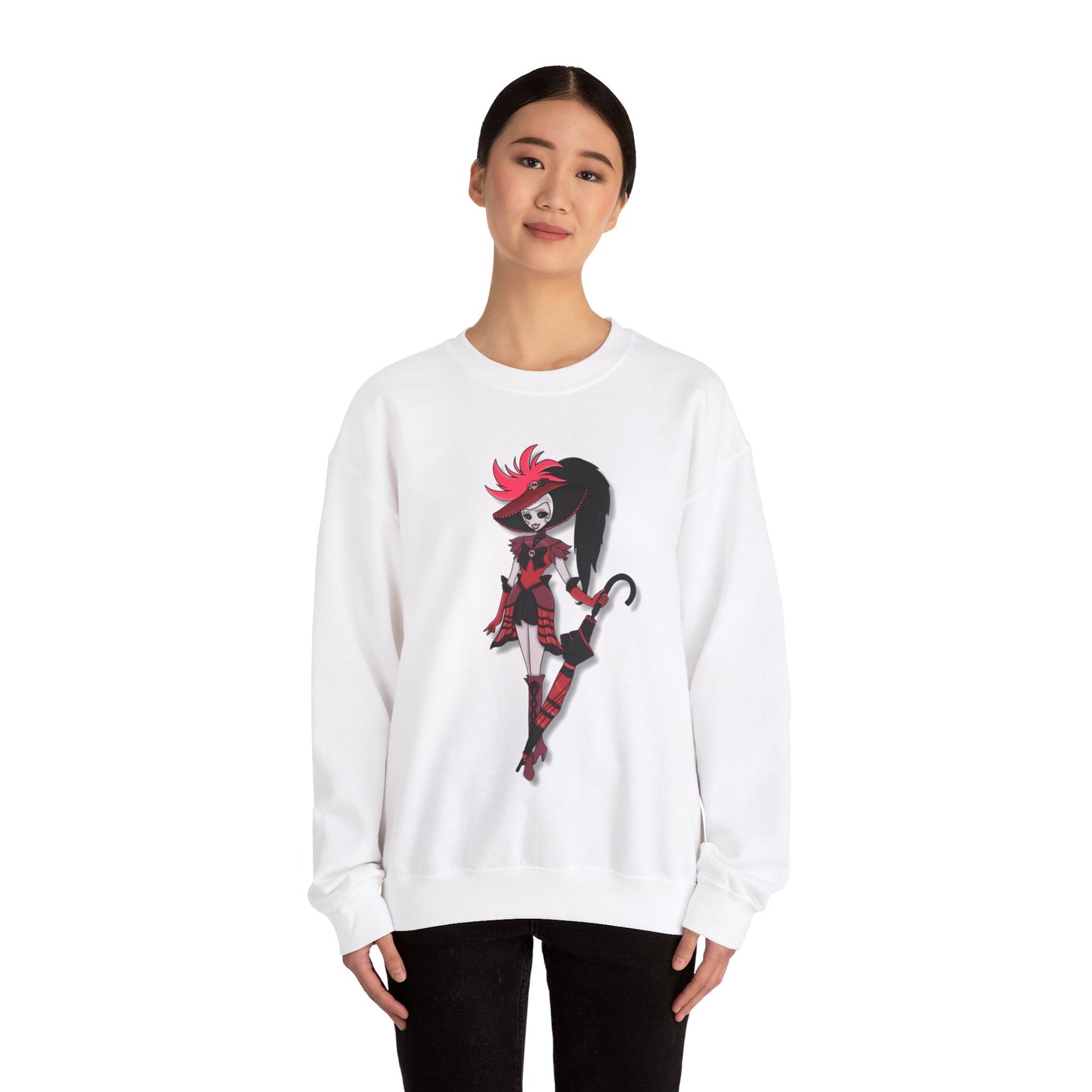 Space Warrior Rosie Heavy Blend™ Crewneck Sweatshirt