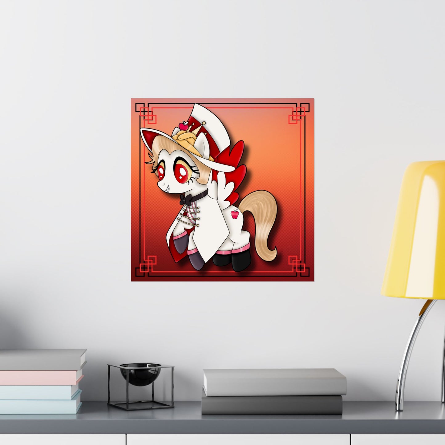 Pony Lucifer Matte Vertical Posters