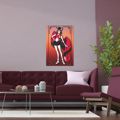 Space Warrior Husk Indoor and Outdoor Silk Posters