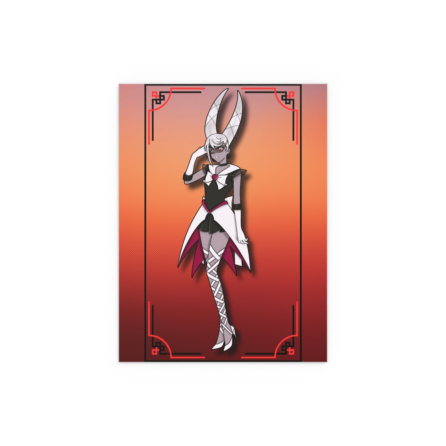 Space Warrior Carmilla Indoor and Outdoor Silk Posters