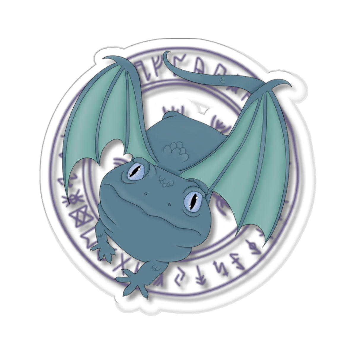 Baby Dragon Kiss-Cut Stickers