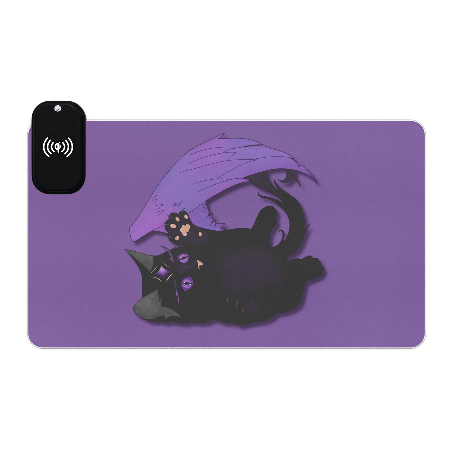 Winged Kitten LED Gaming Mouse Pad