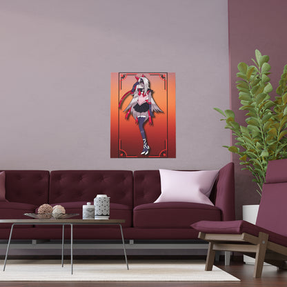 Space Warrior Vaggie Indoor and Outdoor Silk Posters