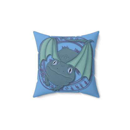 Baby Dragon Spun Polyester Square Pillow