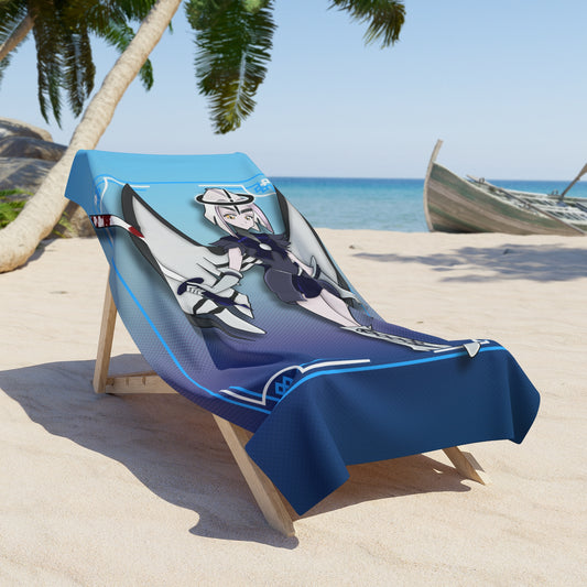 Space Warrior Lute Beach Towel