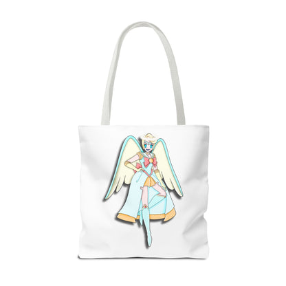 Space Warrior Saint Peter Tote Bag